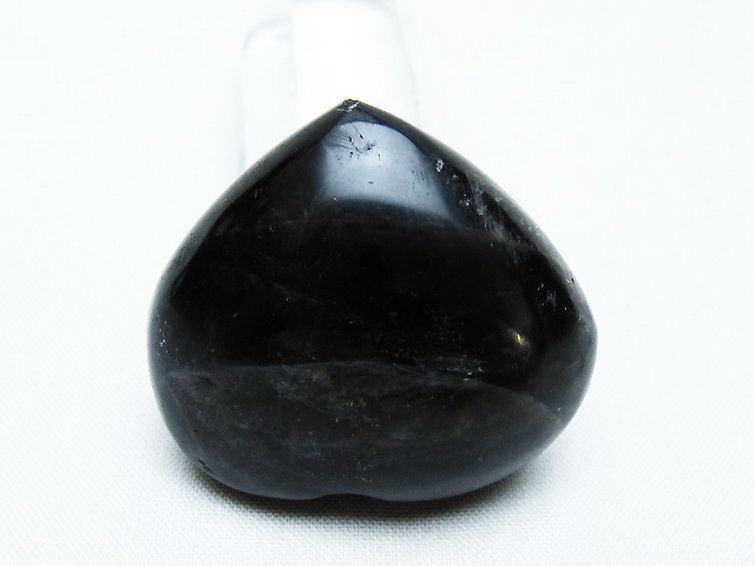 モリオン 純天然 黒水晶 ハート 置物[T375-4854] 3枚目