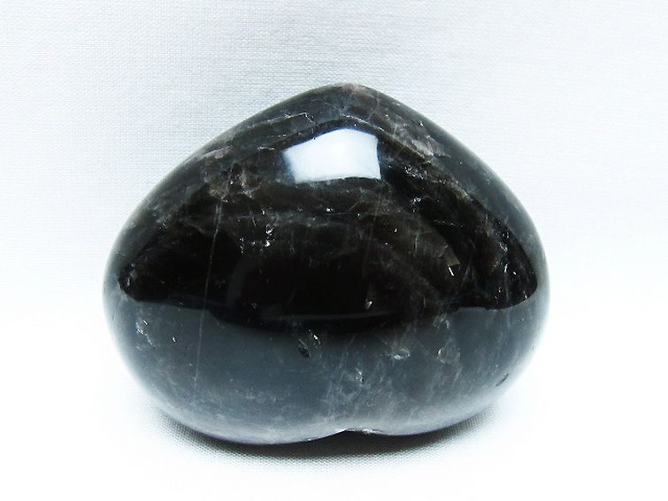 モリオン 純天然 黒水晶 ハート 置物 [t375-5071] 3枚目