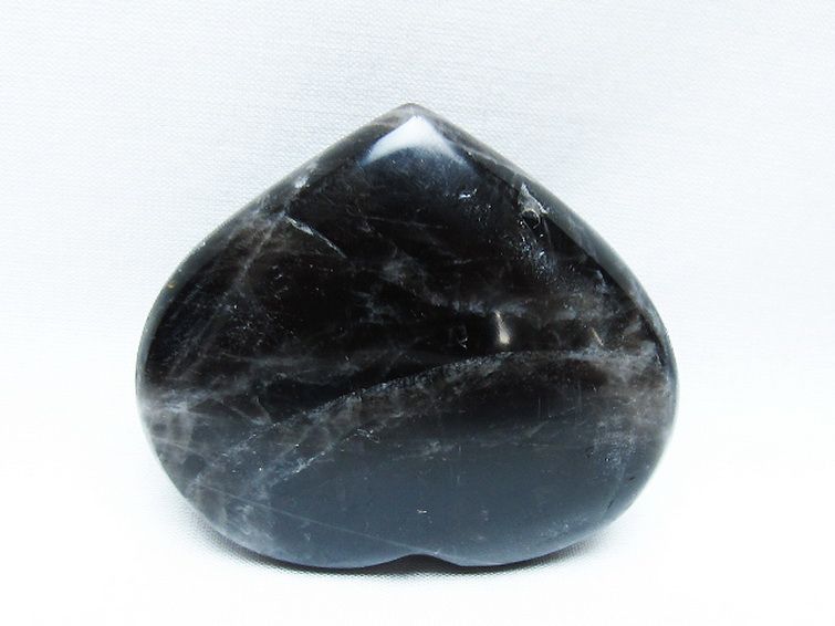 モリオン 純天然 黒水晶 ハート 置物 [t375-5079] 3枚目