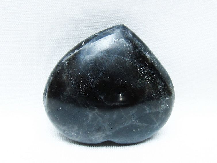 モリオン 純天然 黒水晶 ハート 置物 [t375-5090] 3枚目