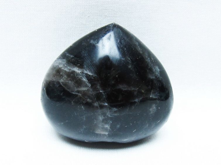 モリオン 純天然 黒水晶 ハート 置物 [t375-5098] 3枚目