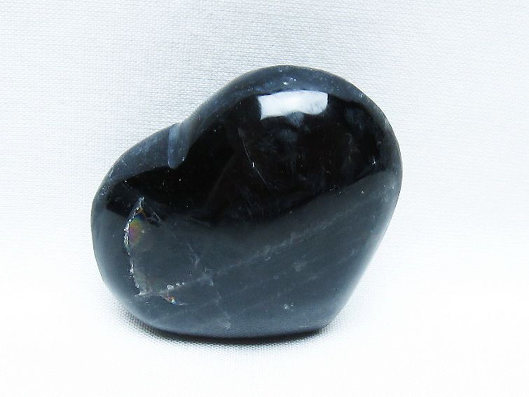 モリオン 純天然 黒水晶 ハート 置物[T375-5110] 2枚目