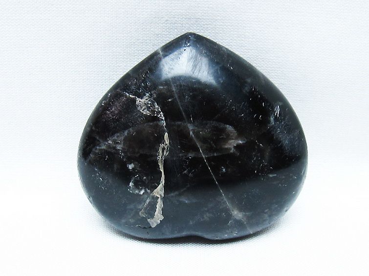 モリオン 純天然 黒水晶 ハート 置物[T375-5151] 3枚目