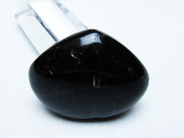 モリオン 純天然 黒水晶 ハート 置物[T375-5235] 3枚目