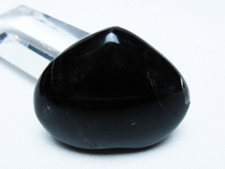モリオン 純天然 黒水晶 ハート 置物[T375-5280] 3枚目