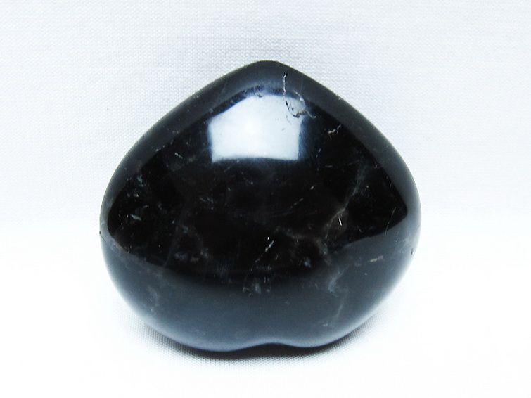 モリオン 純天然 黒水晶 ハート 置物 [t375-5286] 3枚目