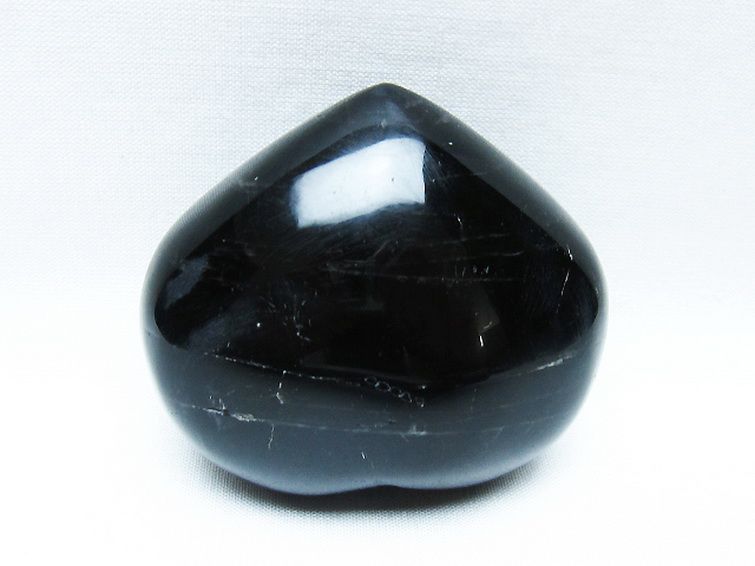 モリオン 純天然 黒水晶 ハート 置物[T375-5288] 3枚目