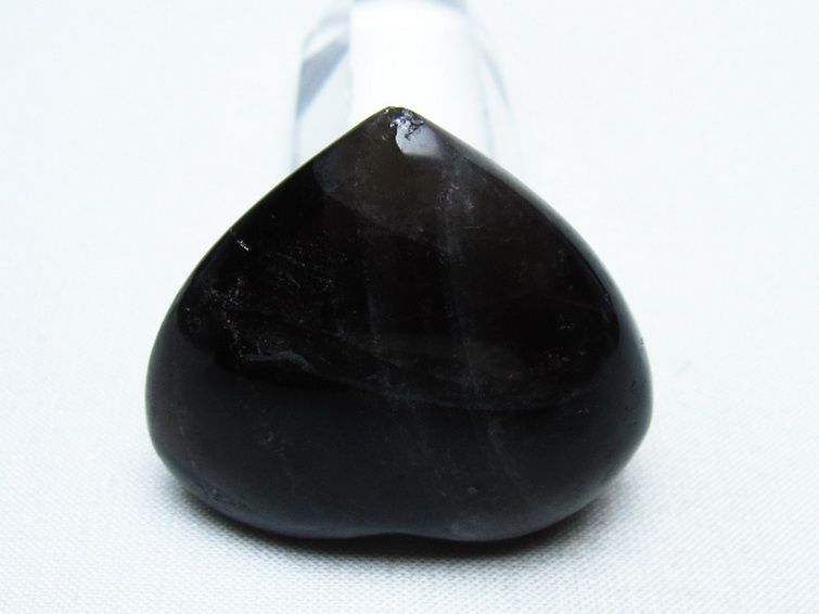 モリオン 純天然 黒水晶 ハート 置物 [t375-5479] 3枚目