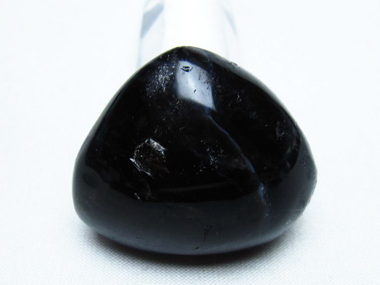 モリオン 純天然 黒水晶 ハート 置物 [t375-5482] 3枚目