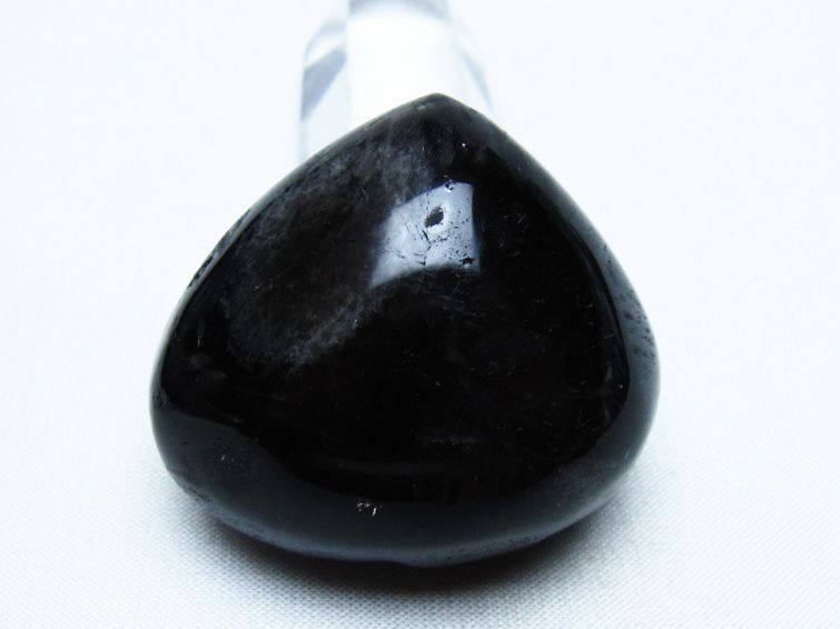 モリオン 純天然 黒水晶 ハート 置物 [t375-5495] 3枚目