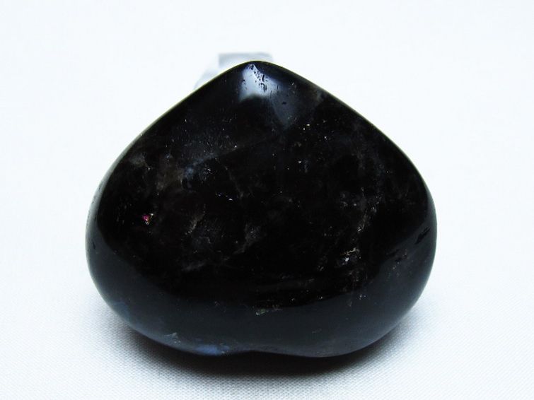 モリオン 純天然 黒水晶 ハート 置物 [t375-5517] 3枚目