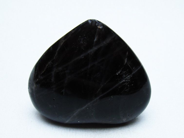 モリオン 純天然 黒水晶 ハート 置物 [t375-5525] 3枚目