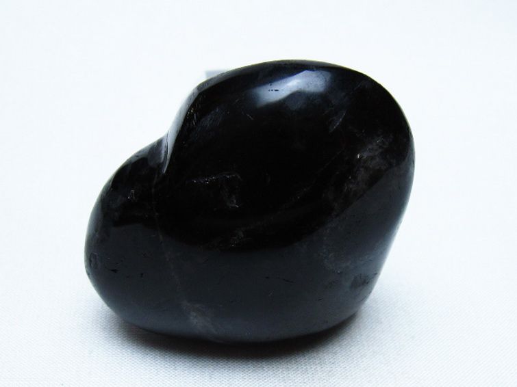 モリオン 純天然 黒水晶 ハート 置物 [t375-5538] 2枚目