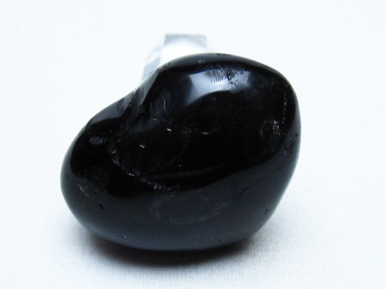 モリオン 純天然 黒水晶 ハート 置物 [t375-5539] 2枚目