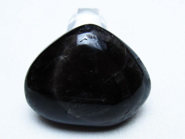 モリオン 純天然 黒水晶 ハート 置物 [t375-5539] 3枚目