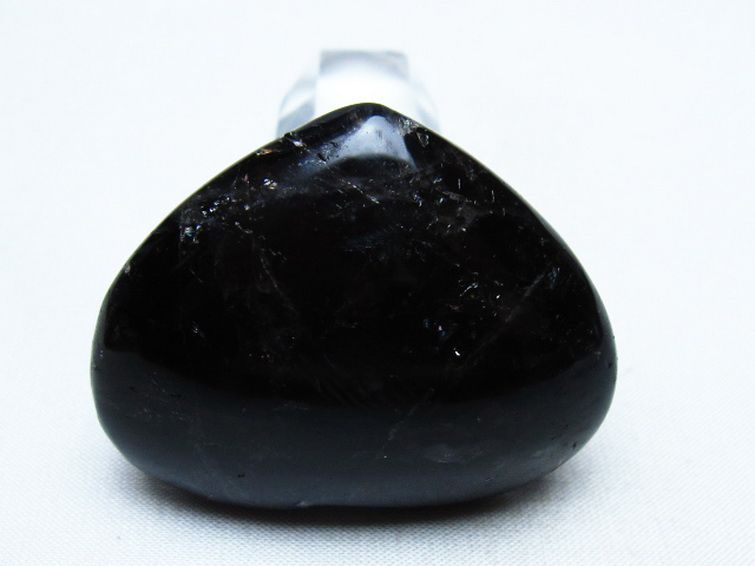 モリオン 純天然 黒水晶 ハート 置物 [t375-5549] 3枚目