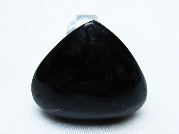 モリオン 純天然 黒水晶 ハート 置物 [t375-5551] 3枚目