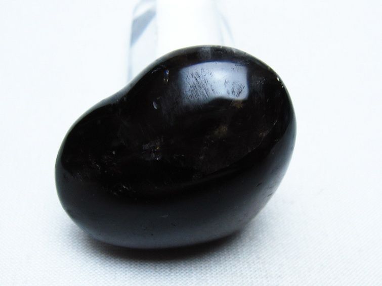 モリオン 純天然 黒水晶 ハート 置物 [t375-5561] 2枚目