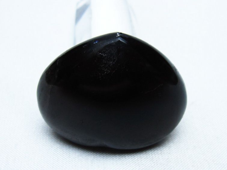 モリオン 純天然 黒水晶 ハート 置物 [t375-5561] 3枚目