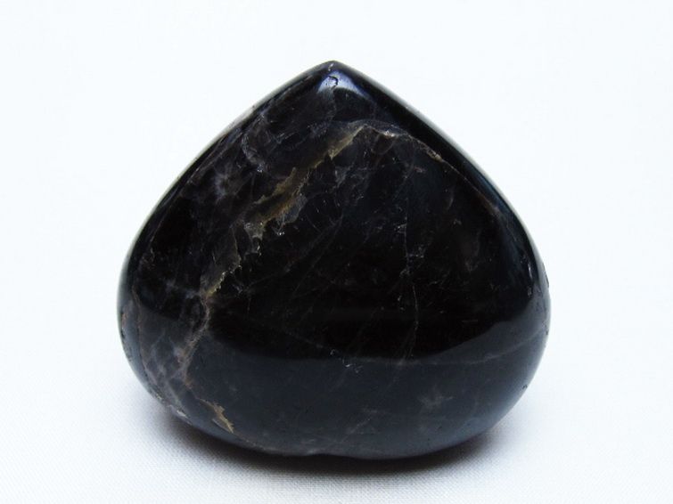 モリオン 純天然 黒水晶 ハート 置物 [t375-5764] 3枚目