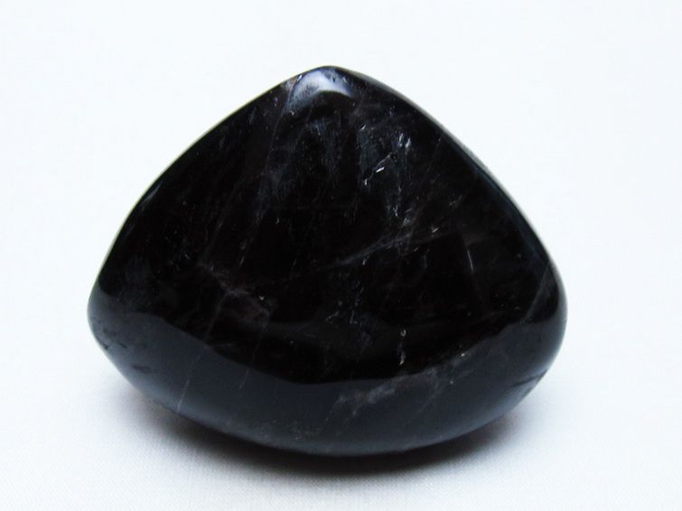 モリオン 純天然 黒水晶 ハート 置物 [t375-5769] 3枚目