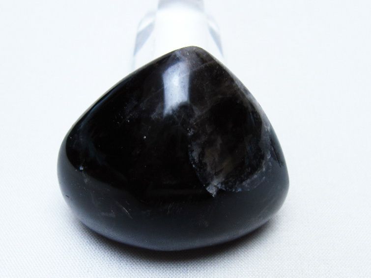 モリオン 純天然 黒水晶 ハート 置物 [t375-5803] 3枚目