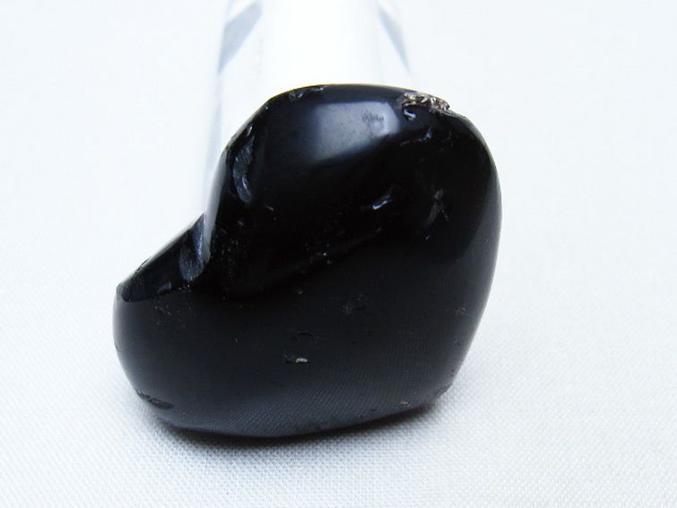モリオン 純天然 黒水晶 ハートシェイプ 原石 [t375-5826] 2枚目