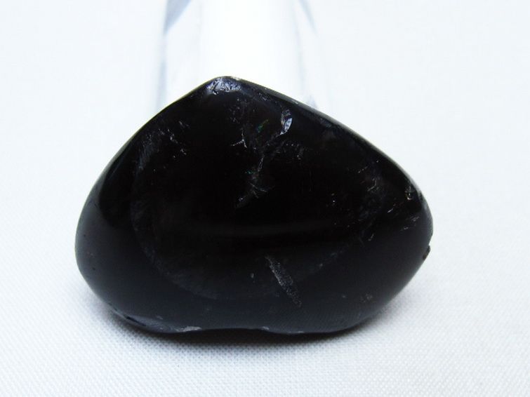 モリオン 純天然 黒水晶 ハートシェイプ 原石 [t375-5826] 3枚目