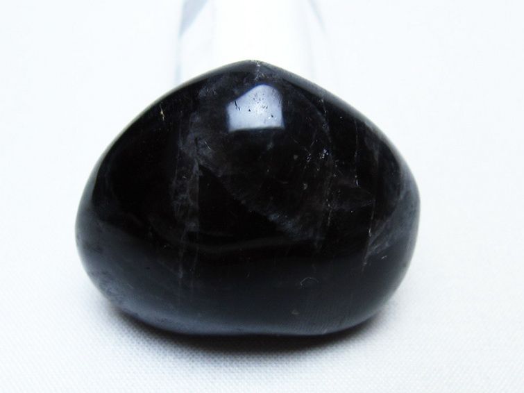 モリオン 純天然 黒水晶 ハート 置物 [t375-5831] 3枚目