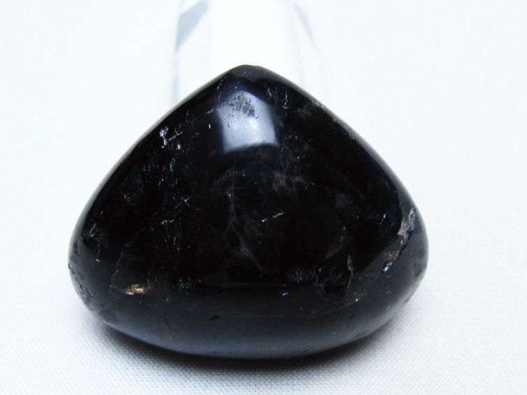 モリオン 純天然 黒水晶 ハート 置物 [t375-5834] 3枚目