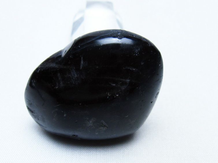 モリオン 純天然 黒水晶 ハート 置物 [t375-5842] 2枚目