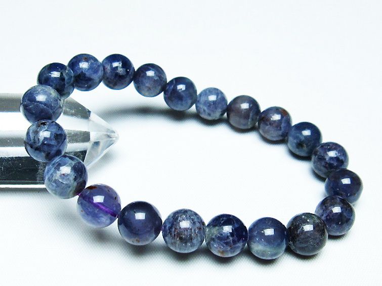 スーパーセブンアイオライト ブレスレット 10mm [t378-3822] 1枚目