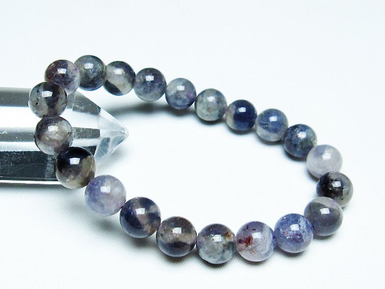 スーパーセブンアイオライト ブレスレット 9mm [t378-3873] 1枚目