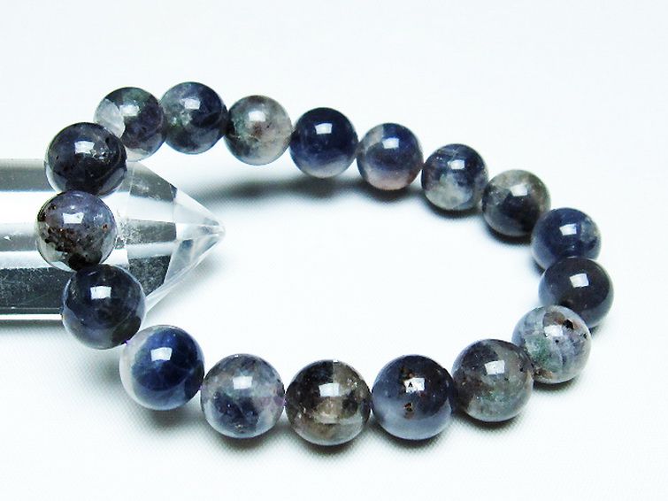 スーパーセブンアイオライト ブレスレット 11mm [t378-3882] 1枚目