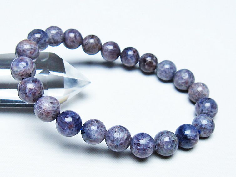 スーパーセブンアイオライト ブレスレット 9mm [t378-4163] 1枚目