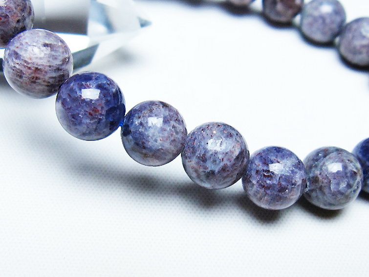 スーパーセブンアイオライト ブレスレット 9mm [t378-4163] 3枚目