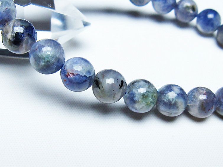 スーパーセブンアイオライト ブレスレット 8mm [t378-4190]