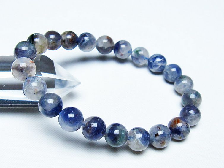 スーパーセブンアイオライト ブレスレット 9mm [t378-4197] 1枚目