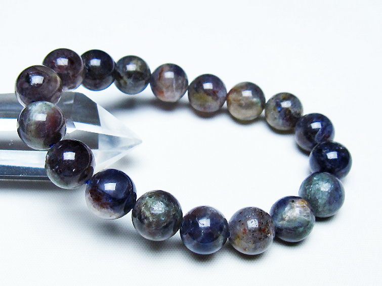 スーパーセブンアイオライト ブレスレット 11mm [t378-4243] 1枚目