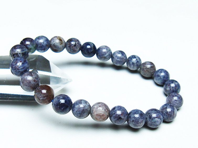 スーパーセブンアイオライト ブレスレット 9mm [t378-4273] 1枚目