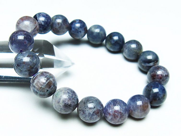 スーパーセブンアイオライト ブレスレット 12mm [T378-4284] 1枚目