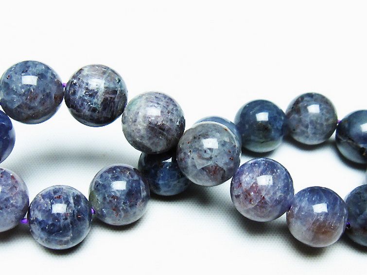 スーパーセブンアイオライト ブレスレット 12mm [T378-4284] 2枚目