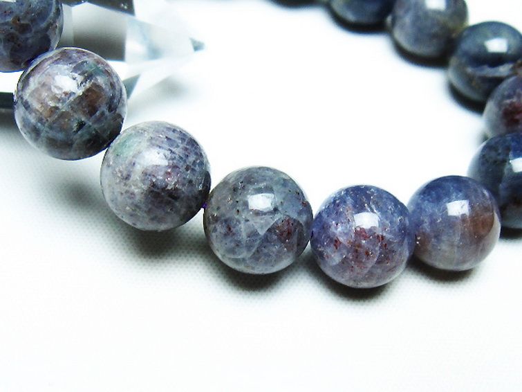 スーパーセブンアイオライト ブレスレット 12mm [T378-4284] 3枚目