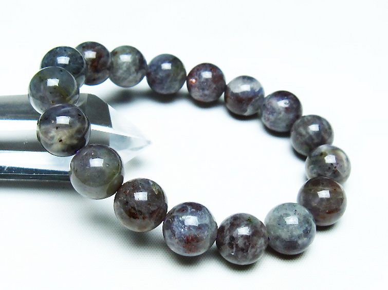 スーパーセブンアイオライト ブレスレット 12mm [T378-4289] 1枚目