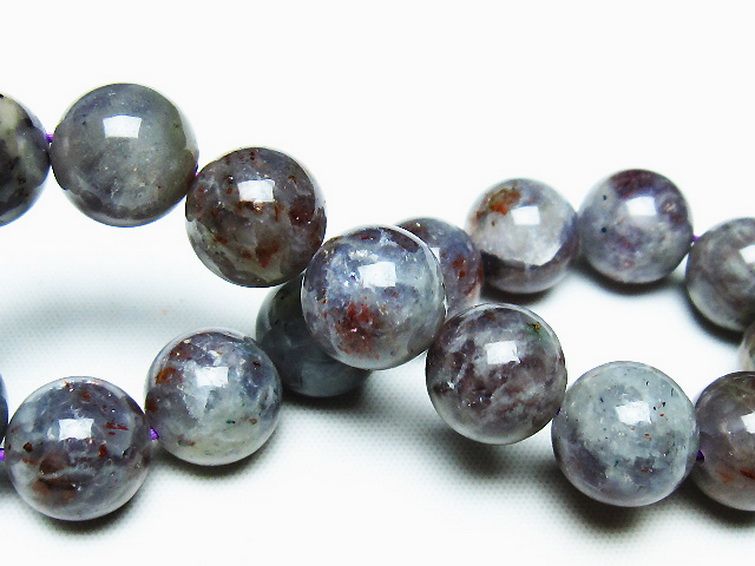 スーパーセブンアイオライト ブレスレット 12mm [T378-4289] 2枚目