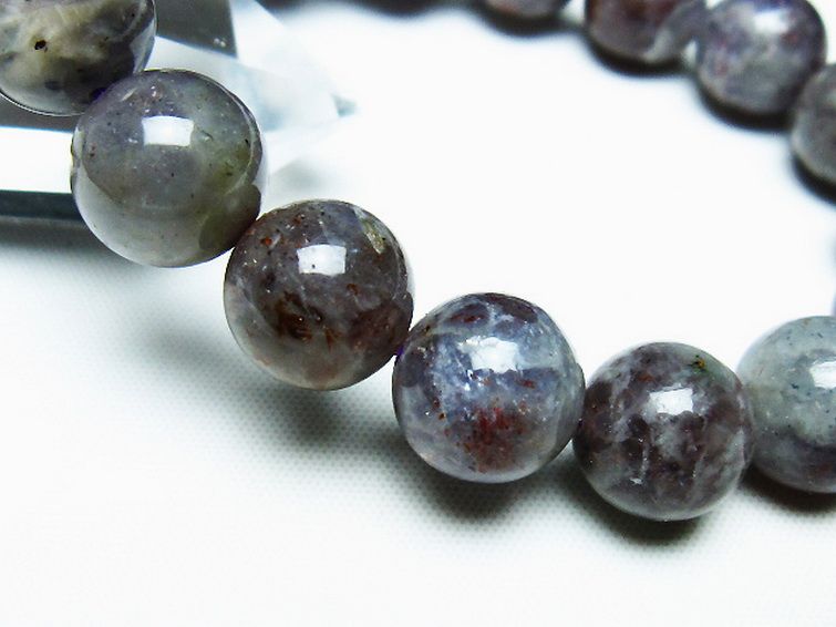 スーパーセブンアイオライト ブレスレット 12mm [T378-4289] 3枚目