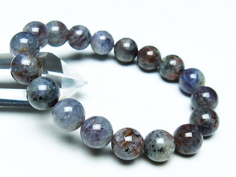 スーパーセブンアイオライト ブレスレット 12mm [t378-4291] 1枚目