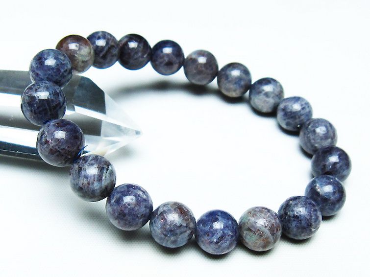 スーパーセブンアイオライト ブレスレット 10mm [t378-4301]