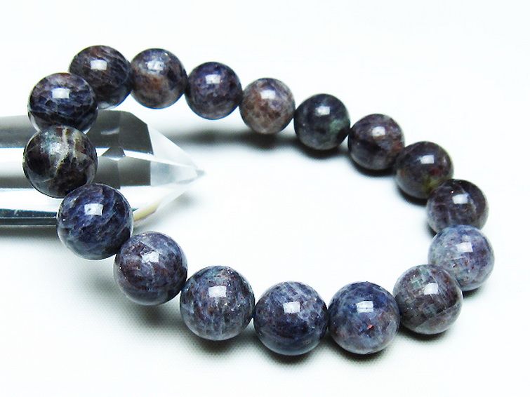 スーパーセブンアイオライト ブレスレット 12mm [t378-4308]