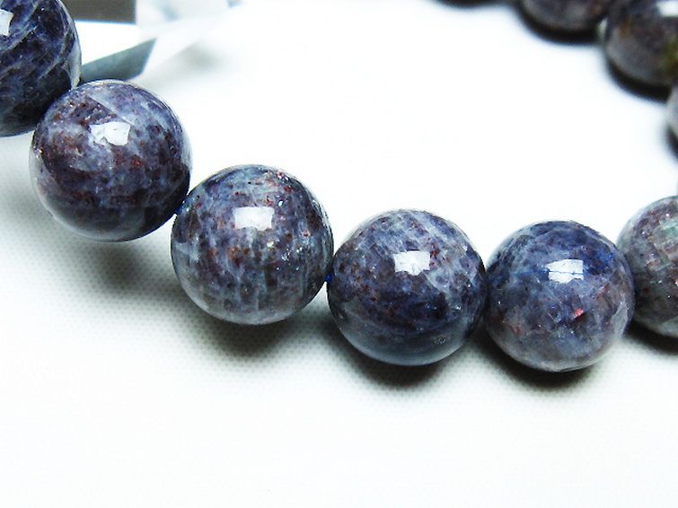 スーパーセブンアイオライト ブレスレット 12mm [T378-4308] 3枚目